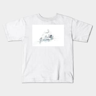 Sleeping Snow Bear Kids T-Shirt